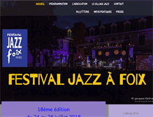 Tablet Screenshot of jazzfoix.com